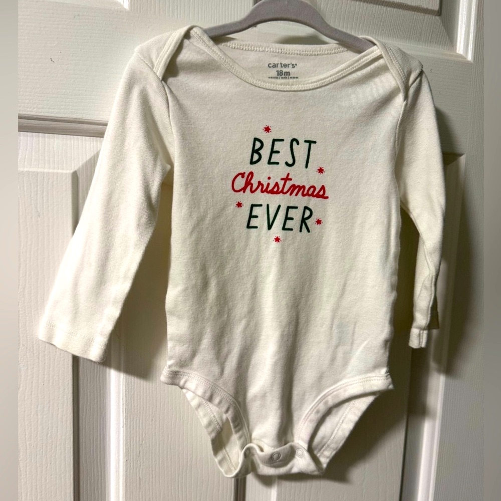 “Best Christmas Ever” / Onesie / 18 Months